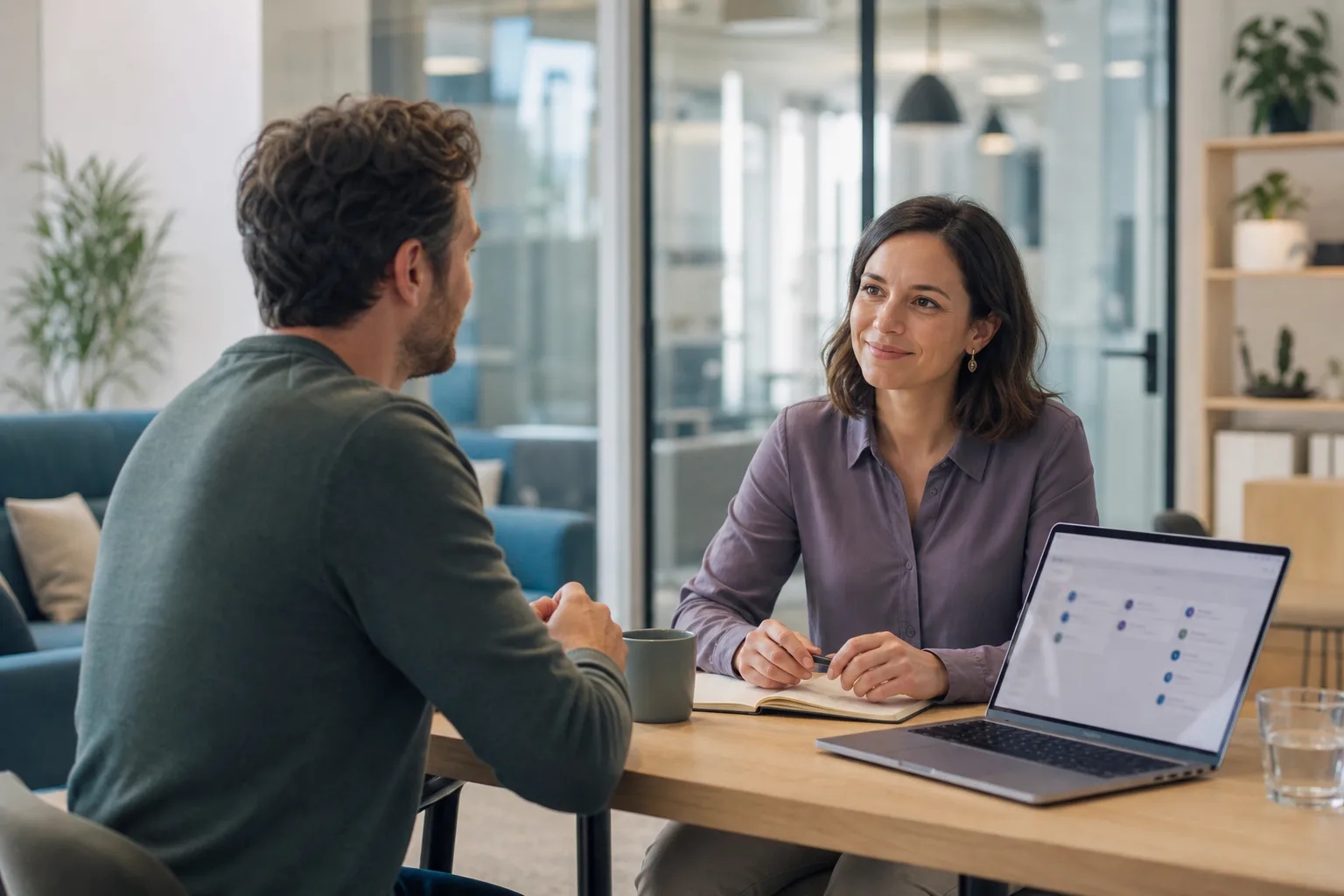 Bridging the Gap: Human Touch in AI-Powered Recruitment — Interviewly historical article illustration