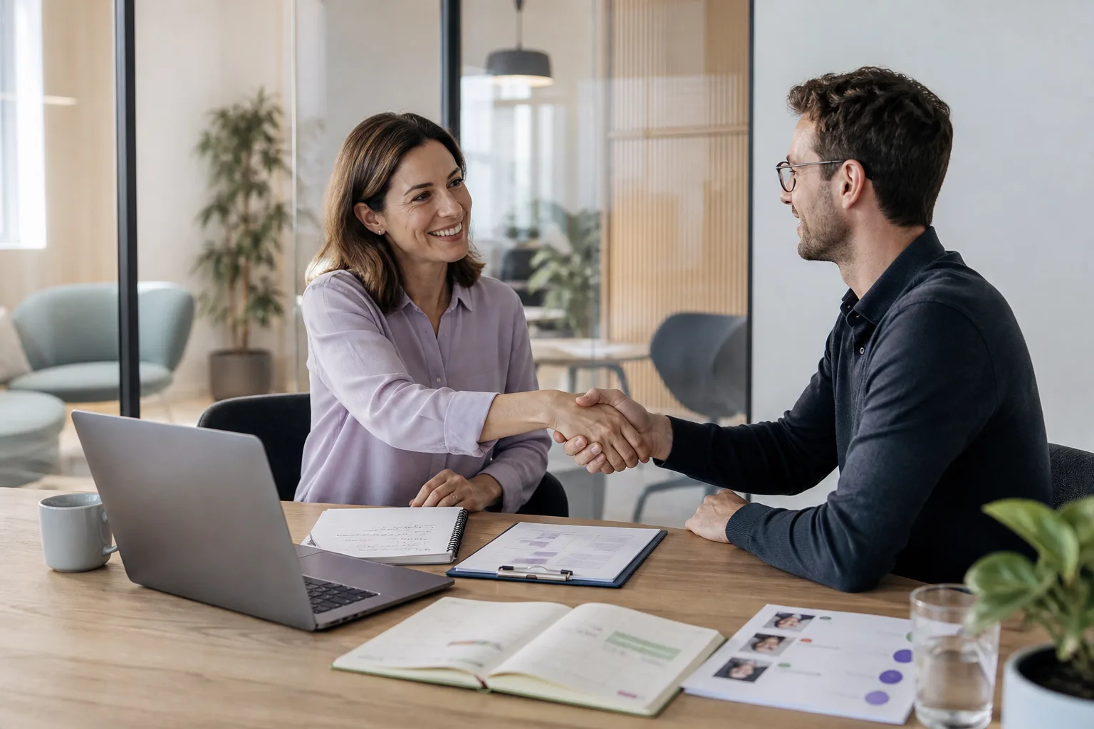 From Application to Hiring: Streamlining the Journey with Interviewly — Interviewly historical article illustration
