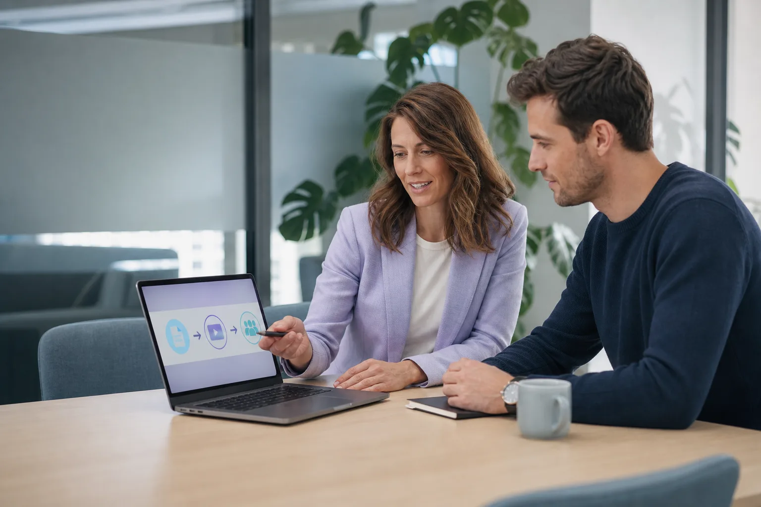 Streamlining the Hiring Process: The Role of AI — Interviewly historical article illustration